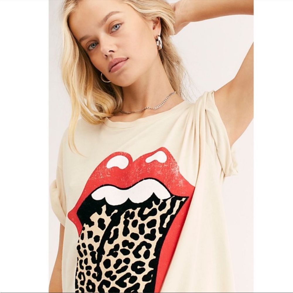 Free people x daydreamer Rolling Stones tee